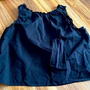 Black Tank Top Open Back (NEW)